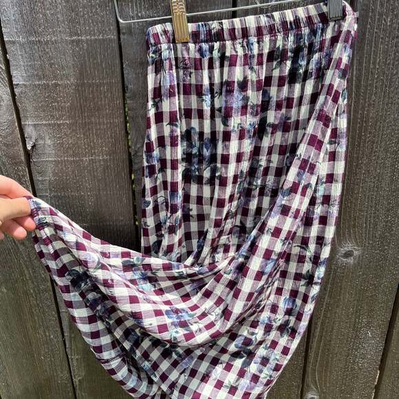 Vintage 80s SWAT Floral Midi Skirt - Picture 6 of 6